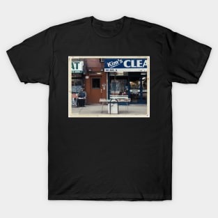 Kim's Cleaning, Avenue A, NYC - Kodachrome Postcard T-Shirt